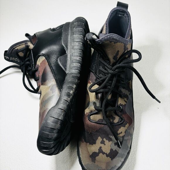 Adidas Tubular X Camo Men's Shoes B25700 Camo Black/Dark Brown/Oak - Size 10 - Picture 3 of 13